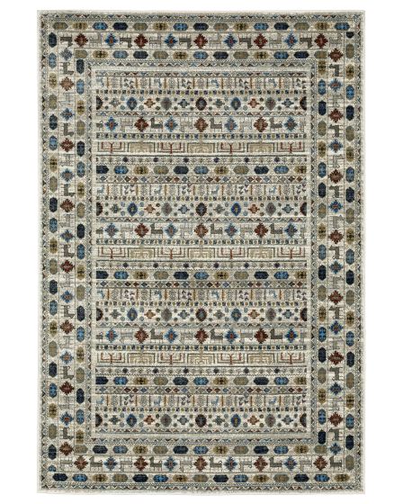 Venice 248w Ivory/Multi Area Rug