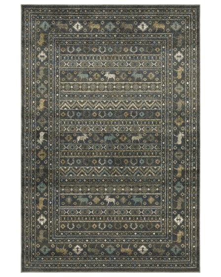 Venice 95e Blue/Gold Area Rug