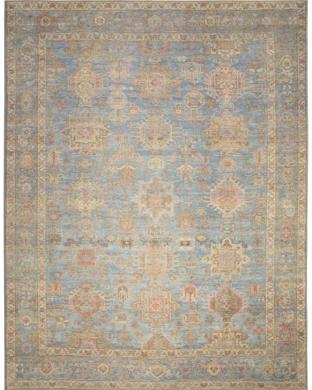 Vintage Washables VWS10 Navy Multicolor 4'x6' Area Rug