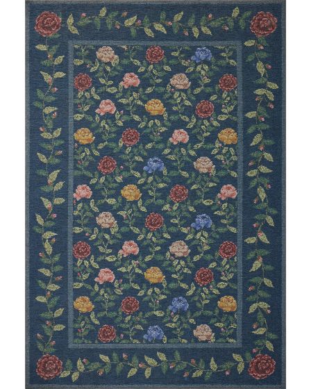 Wildwood WWLD-02 Navy 2'3"x3'9" Area Rug