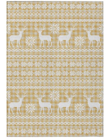Wonderland WN28 Gold 10'x14' Area Rug