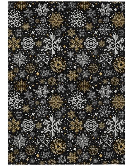 Wonderland WN31 Black 10'x14' Area Rug