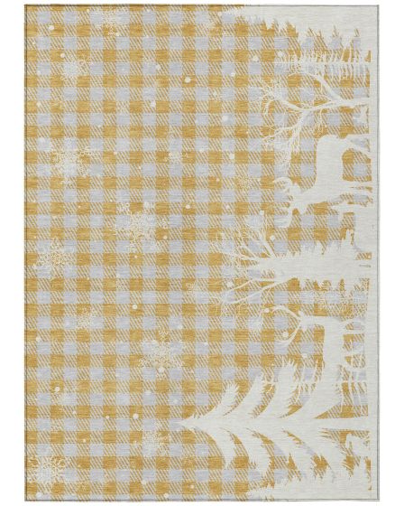 Wonderland WN32 Gold 10'x14' Area Rug