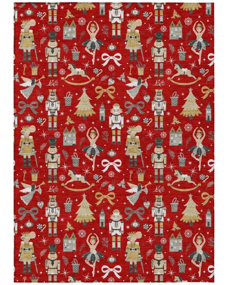 Wonderland WN35 Red 10'x14' Area Rug