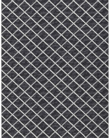 York YO1 Black Area Rug