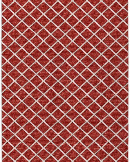 York YO1 Red Area Rug