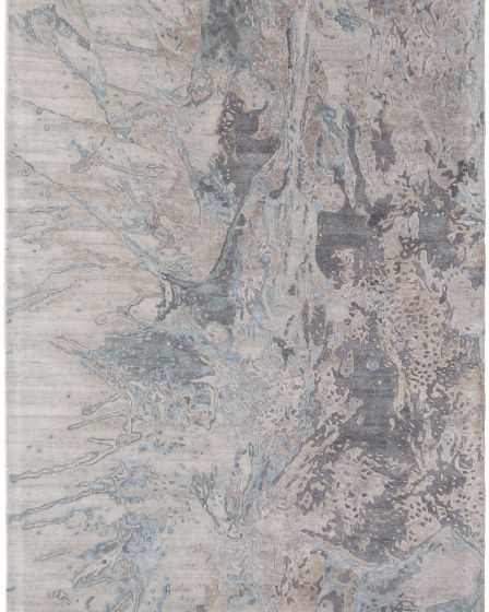 Zarah 8918F Gray/Tan/Blue Area Rug
