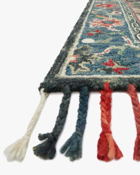 Zharah ZR-05 Navy/Blue Area Rug