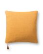 P1153 Coral/Gold 18" x 18" Pillow