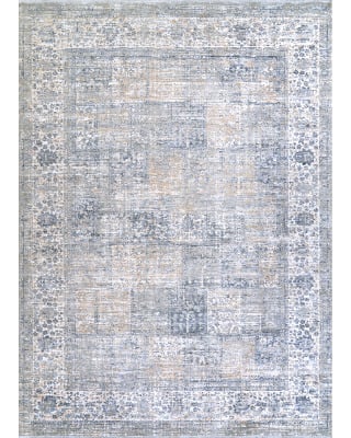 Couture Persian Garden Pewter-Mode Beige Rug