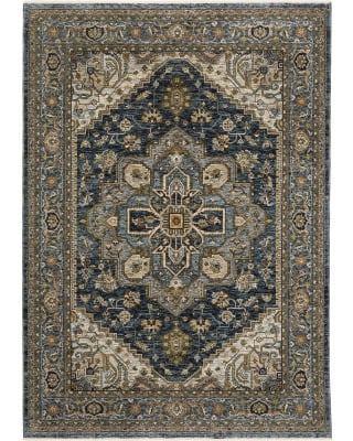 Aberdeen 1144q Blue/Blue Area Rug