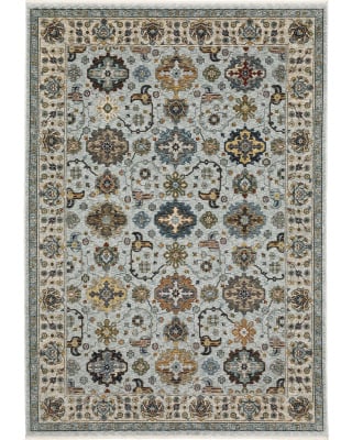Aberdeen 561w Blue/Ivory Area Rug