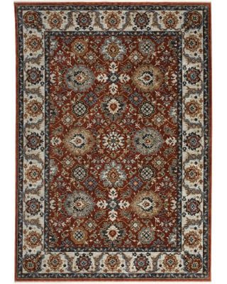 Aberdeen 562r Red/Ivory Area Rug