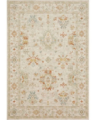 Adalia Tunceli Cream Area Rug