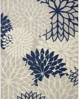 Aloha ALH05 Ivory/Navy Area Rug