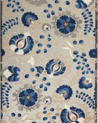 Aloha ALH17 Natural/Blue Area Rug
