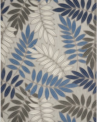Aloha ALH18 Grey/Blue Area Rug