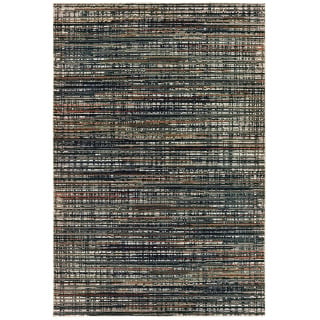 Bowen 1332h Black/Navy Area Rug