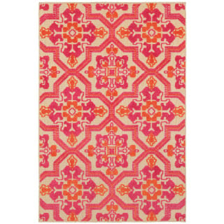 Cayman 2541v Sand/Pink Area Rug