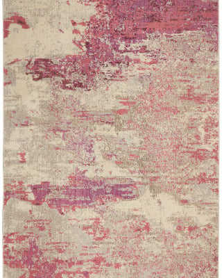 Celestial CES02 Ivory/Pink Area Rug