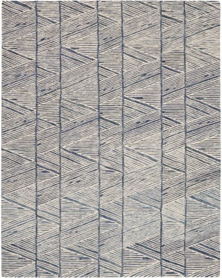 Colorado CLR01 White Blue Area Rug