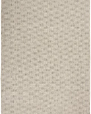 Courtyard COU01 Ivory Silver Area Rug