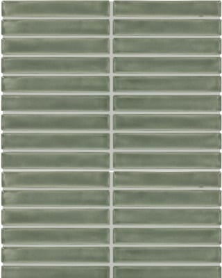 Daltile Artcrafted Aloe Glossy 1x6 Tile | Carpet Exchange