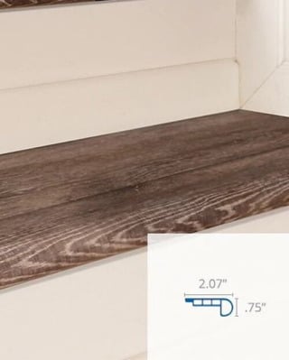 COREtec Flush Stair Nose Trim Piece