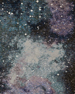 Evolution 958a Midnight/Purple Area Rug