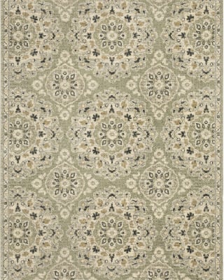Florence 4334e Green/Ivory Area Rug