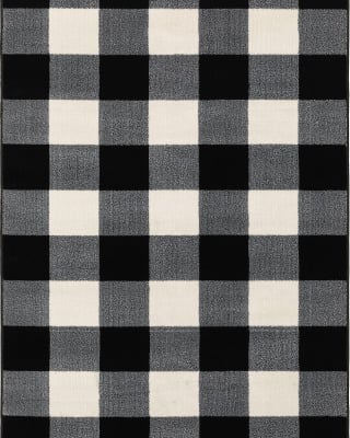 Georgia 678d Black/Ivory Area Rug