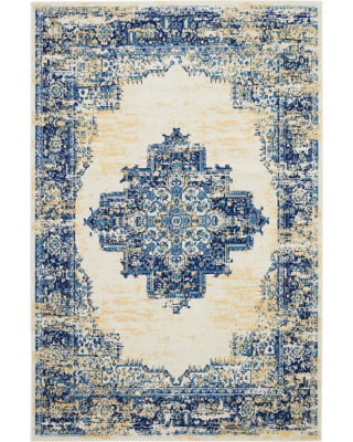 Grafix GRF14 White Area Rug