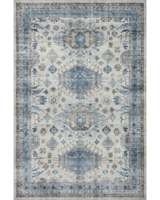 Heidi HEI-04 Ivory/Ocean Area Rug