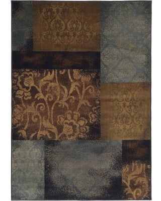 Hudson 4878b Blue/Brown Area Rug