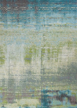 Illusions 6206 Blue/Green Escape Area Rug