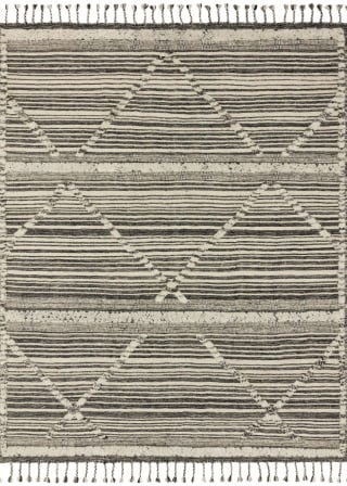 Iman IMA-01 Ivory/Charcoal Area Rug
