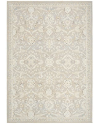 Isla ISL01 Light Grey Area Rug