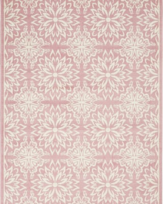 Jubilant JUB06 Ivory/Pink Area Rug