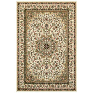 Kashan 119w Ivory/Beige Area Rug