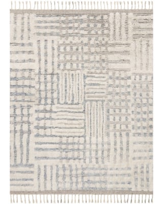 Khalid KF-01 Ivory/Sky Area Rug