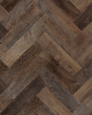Korlok Select Salvaged Barnwood Herringbone Luxury Vinyl