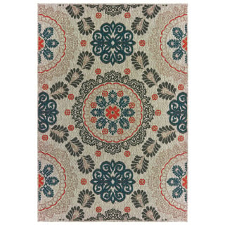 Latitude 1903w Grey/Blue Area Rug