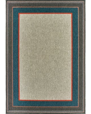 Latitude 8021l Grey/Blue Area Rug