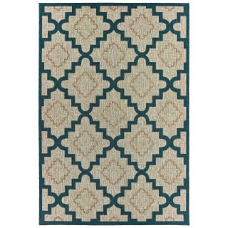 Latitude 804i Grey/Blue Area Rug