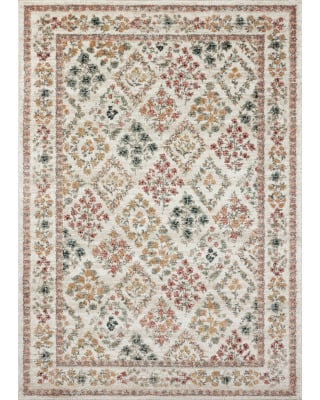 Loloi Laurel LAU-04 Cream Area Rug | Carpet Exchange