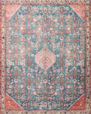 Layla LAY-10 Marine/Clay Area Rug