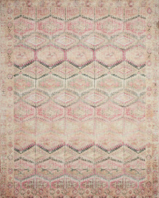 Layla LAY-17 Pink/Lagoon Area Rug