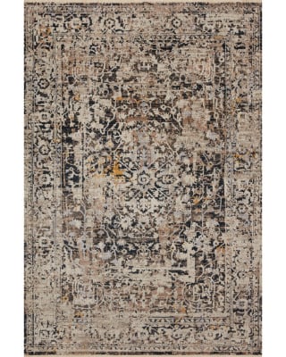 Leigh LEI-03 Charcoal/Taupe Area Rug