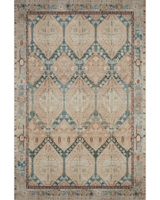 Lenna LEA-05 Denim/Sand Area Rug