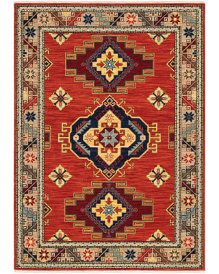Lilihan 5504p Red/Multi Area Rug